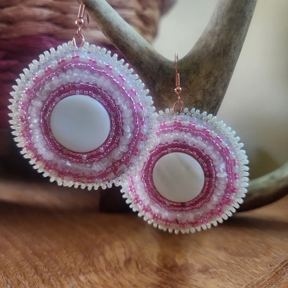 Artisan Handmade Beaded Earrings